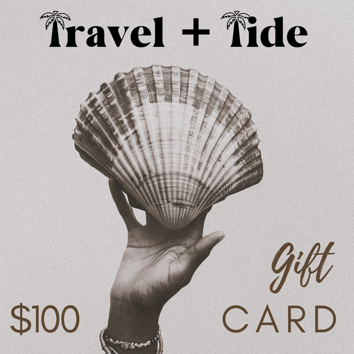 Travel + Tide Gift Card - styled shot | Travel & Tide