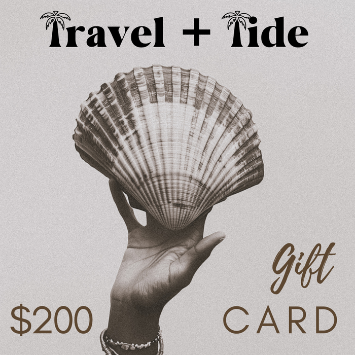 Travel + Tide Gift Card - close up | Travel & Tide