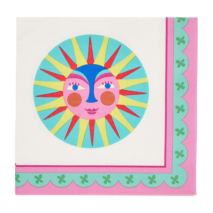 Fiesta Paper Napkins – Pack of 20 - additional view | Travel & Tide