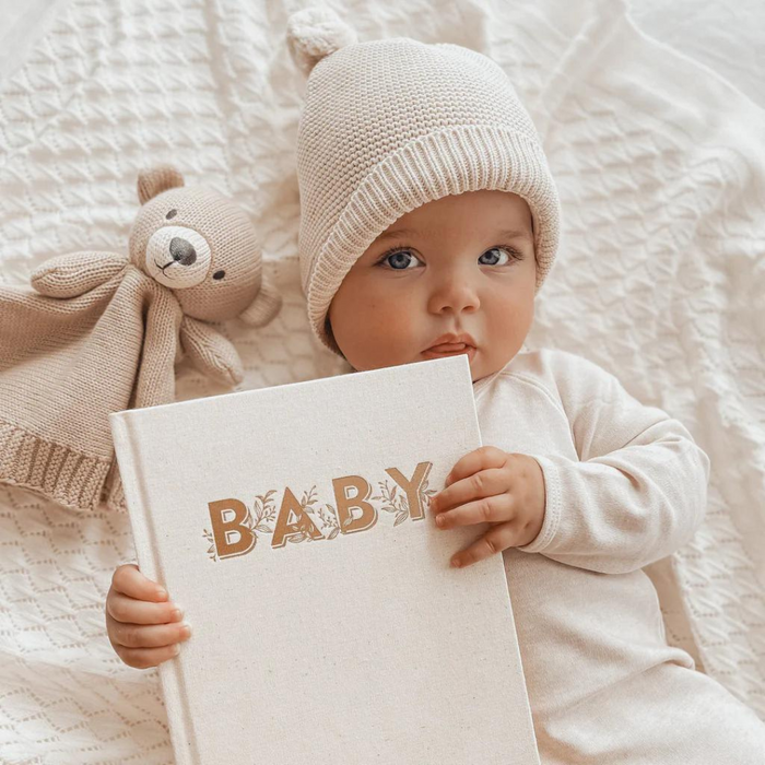 Mini Baby Book Oatmeal Boxed