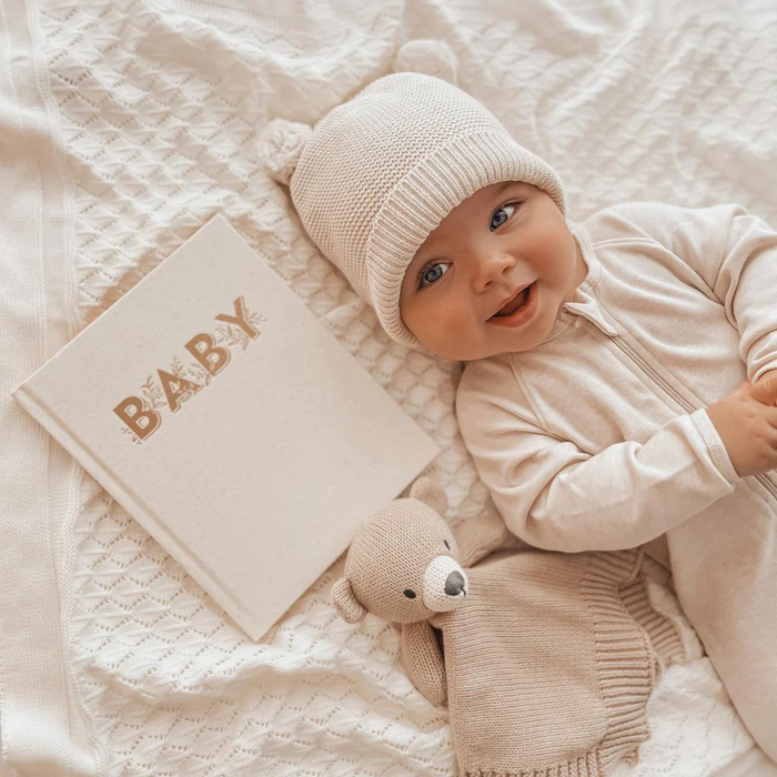 Mini Baby Book Oatmeal Boxed