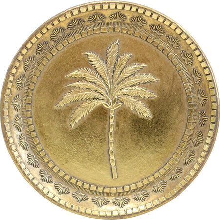 Golden Palm Trinket Dish - detail view | Travel & Tide