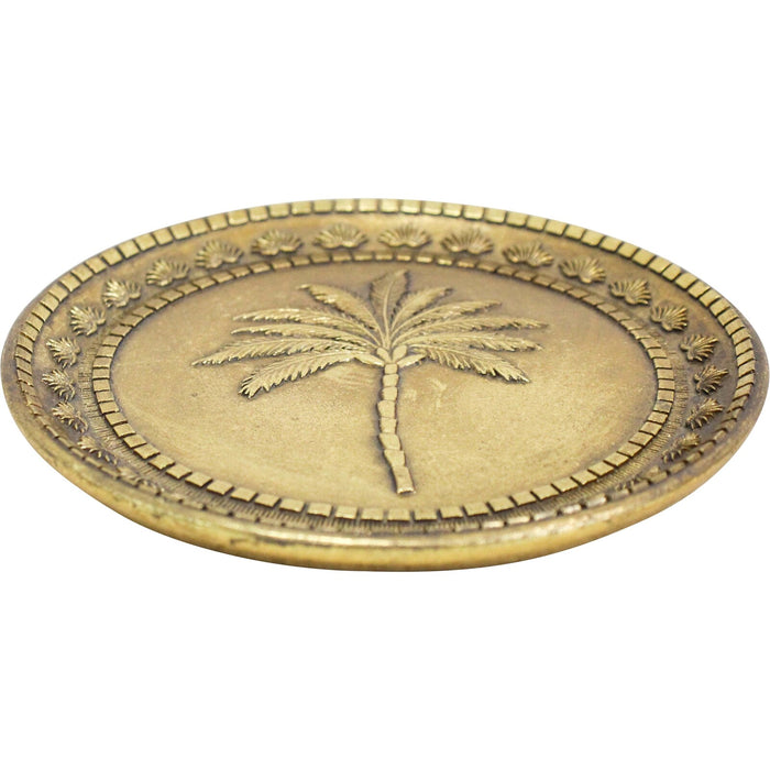 Golden Palm Trinket Dish - styled shot | Travel & Tide