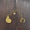 gold shell bikini charm ocean inspired swimwear accessory