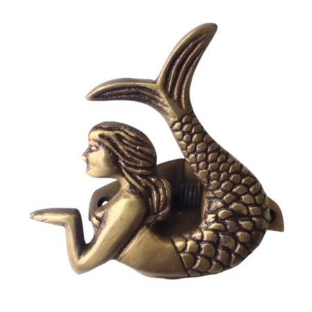 Brass Mermaid Wall Clip