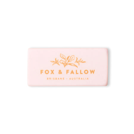 Eco-friendly PVC-free eraser gold screen print pink box