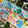 Fiesta Cork-Backed Coaster Set – 6 Colourful MDF Drink Coasters - additional view | Travel & Tide