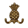 Pineapple pewter metal hook tropical wall decor