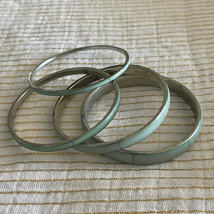 Set of 4 Seafoam Bangles