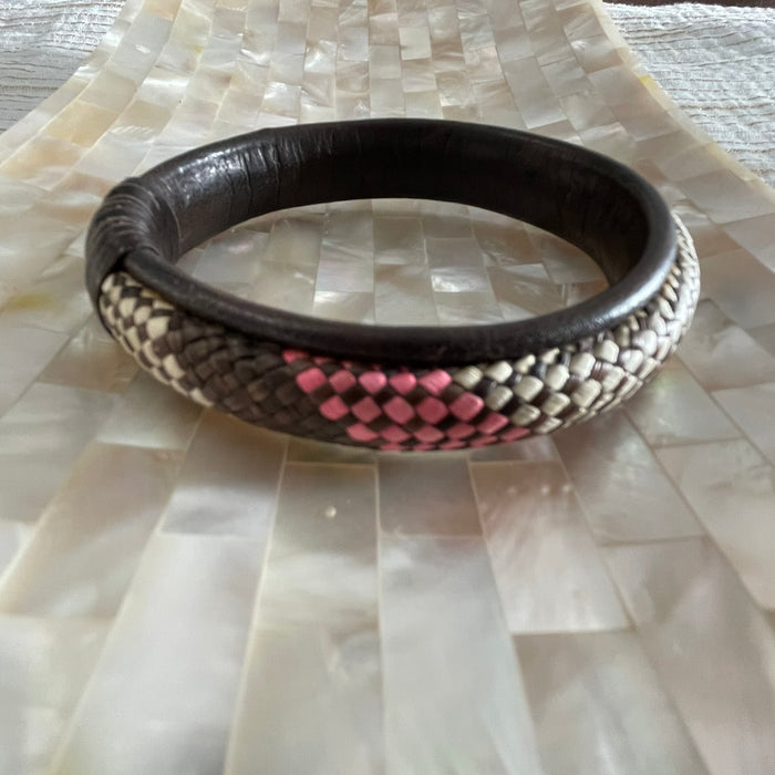 Large Natural Weave Bangle