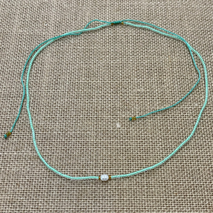 Pearl Bead Necklace - additional view | Travel & Tide
