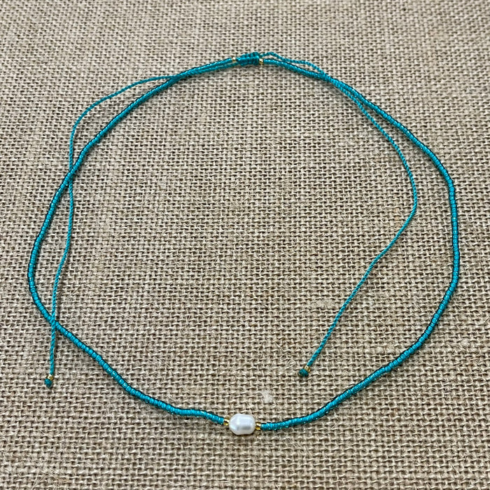 Pearl Bead Necklace - additional view | Travel & Tide