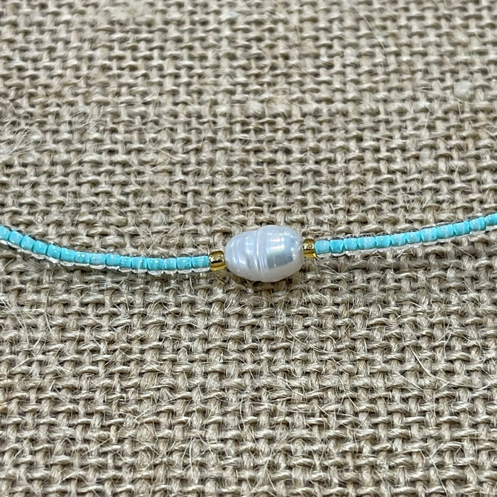 Pearl Bead Necklace - additional view | Travel & Tide