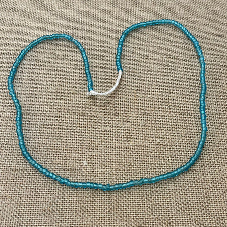 Rustic String of Beads Necklace - detail view | Travel & Tide