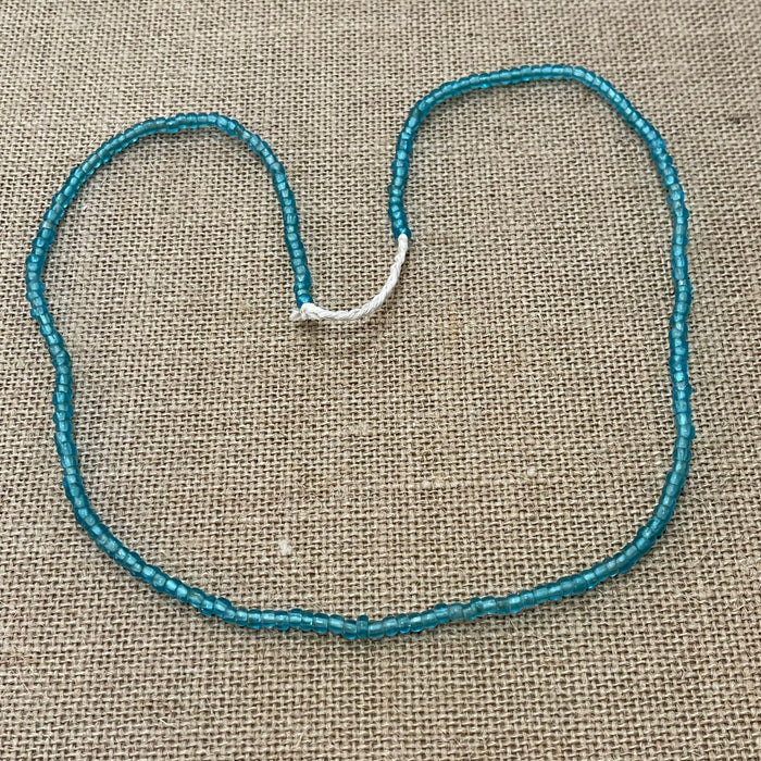Rustic String of Beads Necklace - detail view | Travel & Tide