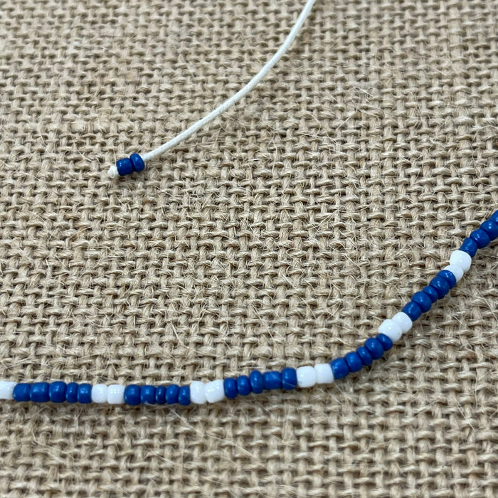 Blue Bead Necklace - additional view | Travel & Tide