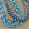 Blue Bead Necklace | coastal lifestyle Australia | Travel & Tide