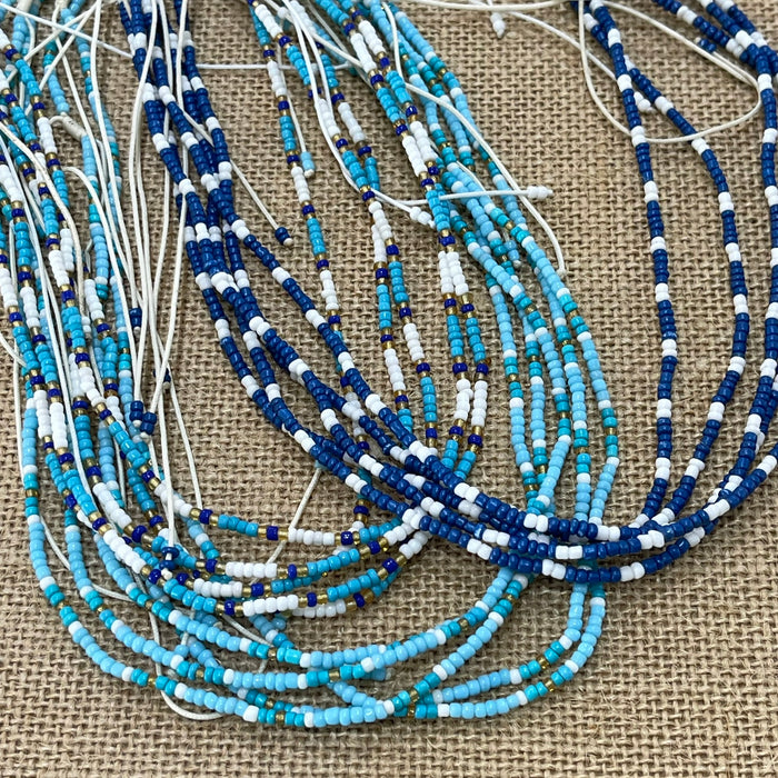 Blue Bead Necklace | coastal lifestyle Australia | Travel & Tide