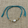 Cotton Bead Pearl Bracelet - additional view | Travel & Tide