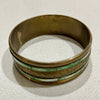 Large Green Detailed Bangle - styled shot | Travel & Tide