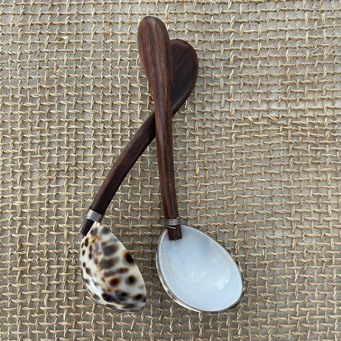 Shell + Wood Spoon