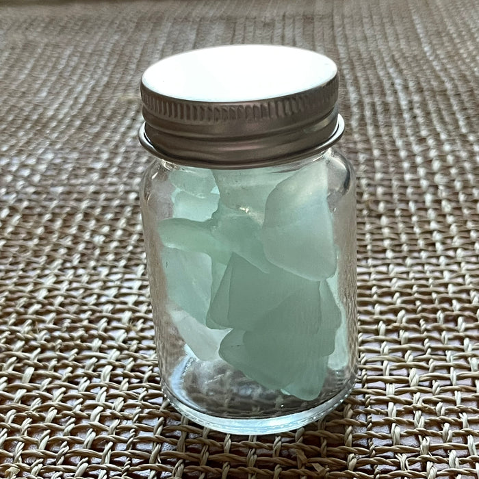 Medium Sea Glass Pots - styled shot | Travel & Tide