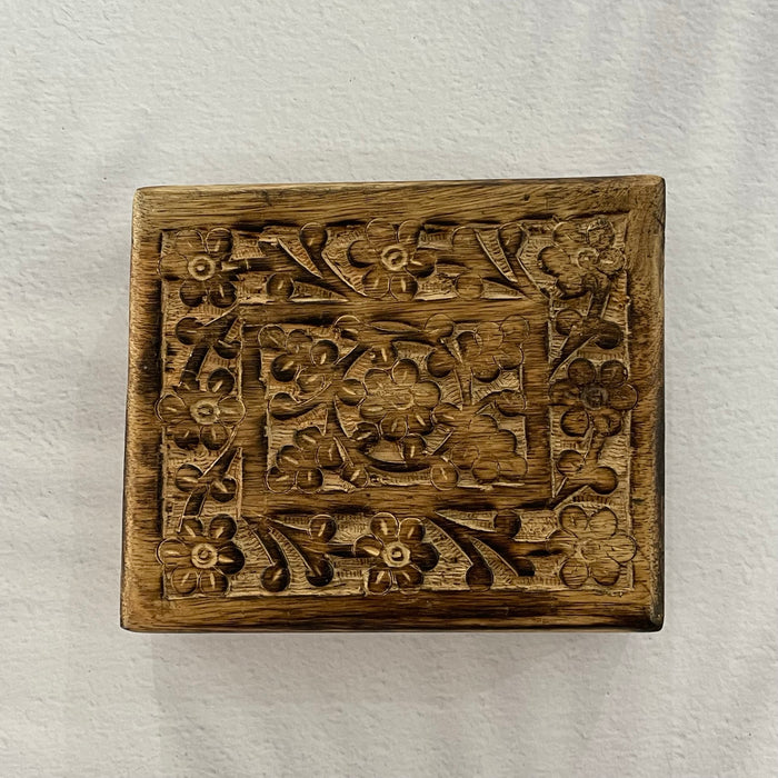 Carved Wooden Box