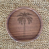 Wooden Palm Tree Drink Coaster - detail view | Travel & Tide
