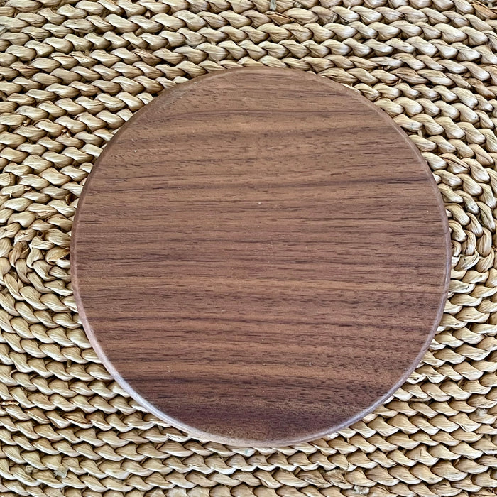 Wooden Palm Tree Drink Coaster - close up | Travel & Tide