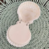 Scallop shell notebook handcrafted 50 pages coastal journal 9x9cm