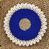 Blue Bead / Cowrie Shell Drink Coaster | coastal lifestyle Australia | Travel & Tide