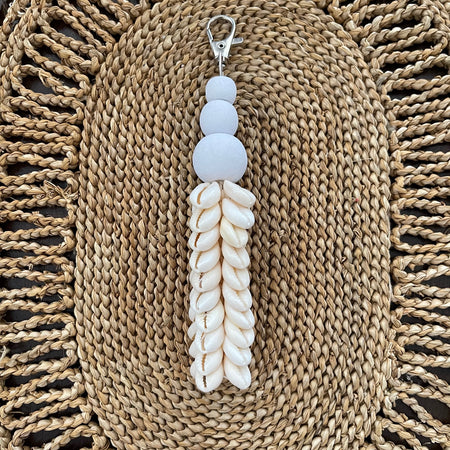 Bead / Cowrie Shell Keyring | coastal lifestyle Australia | Travel & Tide