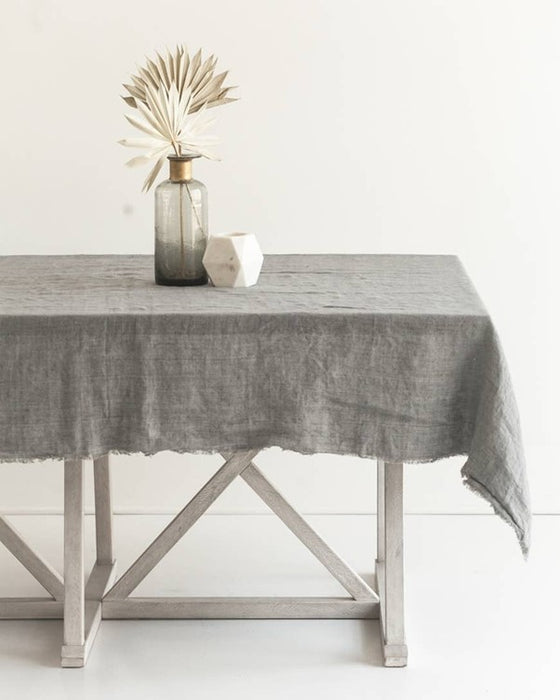 Stone Washed Belgian Linen Tablecloth