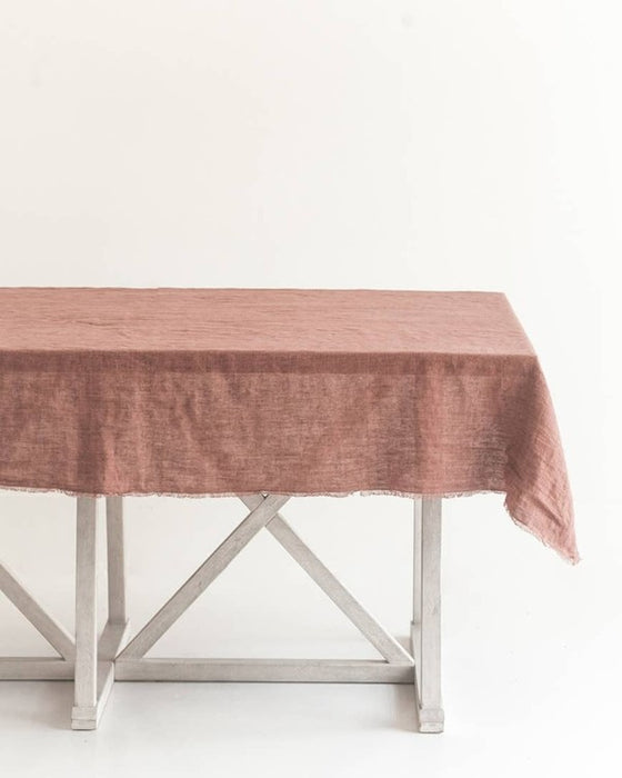 Stone Washed Belgian Linen Tablecloth