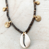 Cowrie & Coconut Bead Necklace | coastal lifestyle Australia | Travel & Tide