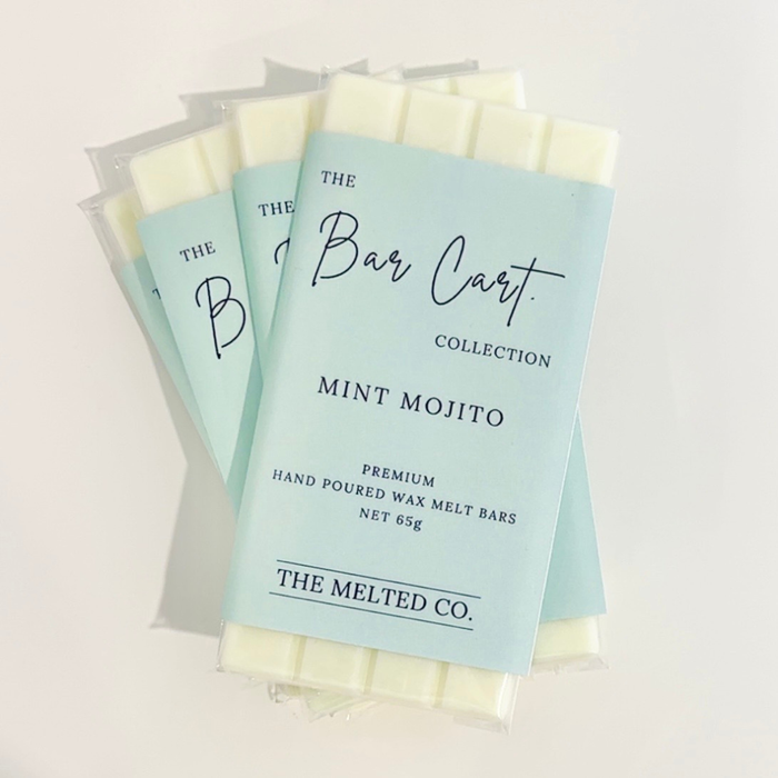 Mint Mojito wax melt bar by Travel and Tide – fresh coastal home fragrance Australia