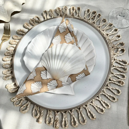 Seashell Napkin Set of 4