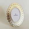 Oval Faux-tin frame - detail view | Travel & Tide