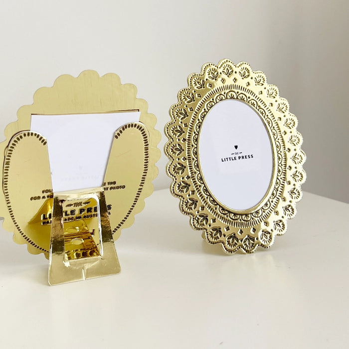 Oval Faux-tin frame - additional view | Travel & Tide