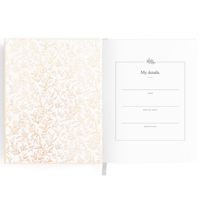 This Is My Story Memoir Journal Cream Boxed - additional view | Travel & Tide