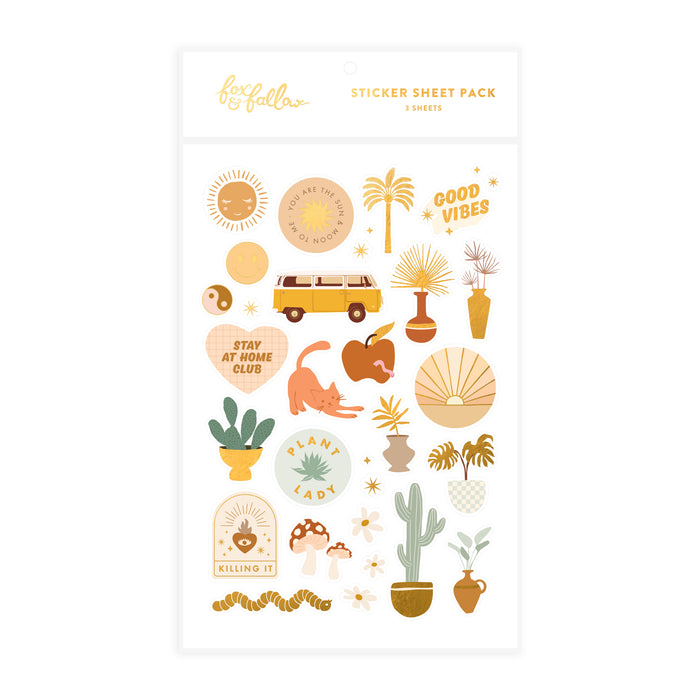 Boho Sticker Set