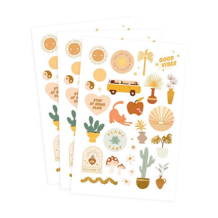 Boho Sticker Set