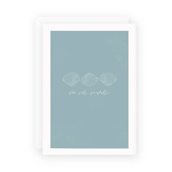 She Sells Sea Shells Card