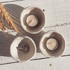 Soleil Pinched Tealight Holder - detail view | Travel & Tide