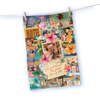 Vintage teatowel 48 x 70 cm in linen and cotton – Travel & Tide