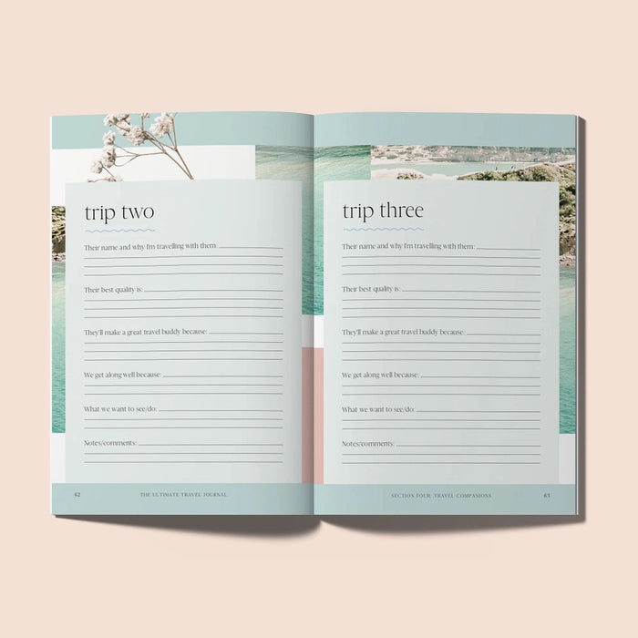 The Ultimate Travel Journal - additional view | Travel & Tide