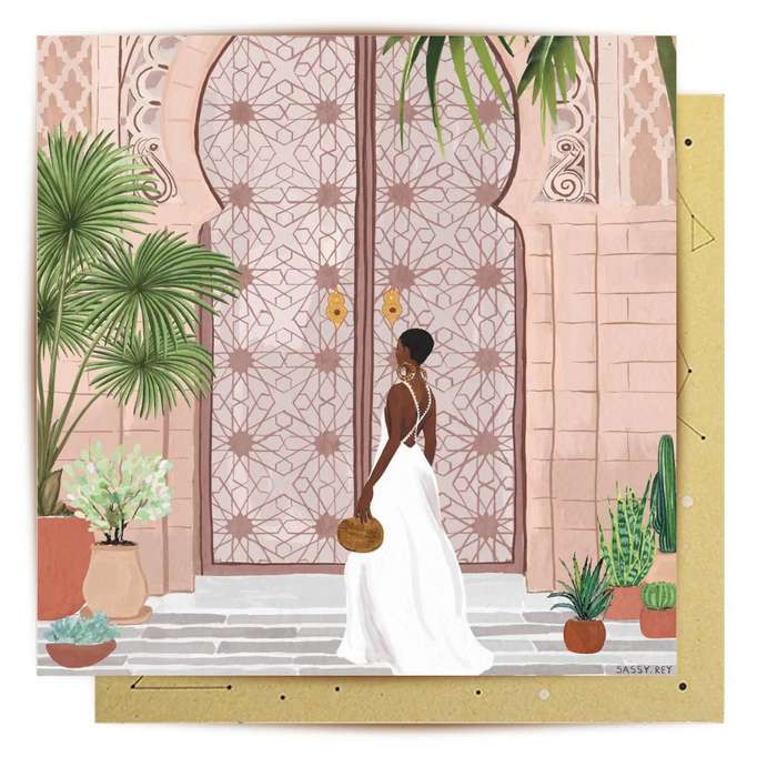 Moroccan Beauty Greeting Card