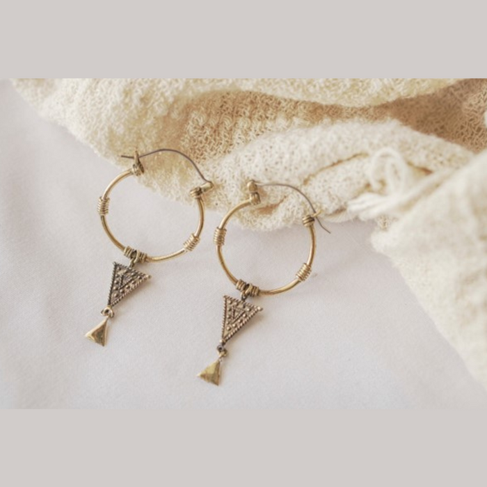 Nidra Hoop Earrings