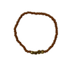 Stretch Beaded Bracelet with Gold Feature - detail view | Travel & Tide