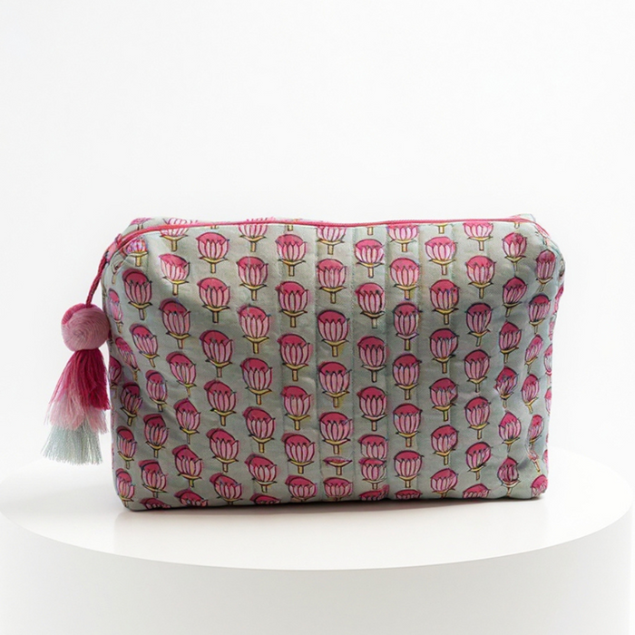Protea Cosmetic Pouch | coastal lifestyle Australia | Travel & Tide